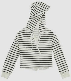 $198 Maddie Kid's Girls Black White Stripe Cropped Lace-Up Hooded Mesh Sweater S Description Sporty stripes, dropped-shoulder seams and a cute lace-up detail at the neckline style a cropped fleece sweatshirt, finished with a floaty mesh ruffle at the back hem. Fixed hood Long sleeves with ribbed cuffs 96% polyester, 4% spandex Machine wash, tumble dry Imported About Us We sell only 100% authentic clothing from new with tags to gently used. We have a 100% authentic or money back guarantee on ever Mesh Sweater, Girls Black, Girls Clothing, Hooded Sweatshirt, White Stripe, Hooded Sweatshirts, Girl Outfits, Perfect Clothing, Nordstrom