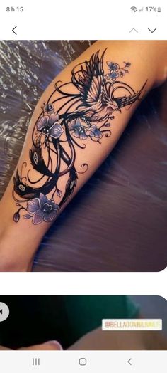 Ideas tattoo for woman A Phoenix Tattoo, Phoenix Tattoo Sleeve, Phoenix Tattoo Feminine, Eternal Symbol, Cool Shoulder Tattoos, Rose Tattoos For Women, Hand Tattoos For Girls, Phoenix Tattoo Design, Dragon Tattoo For Women