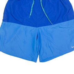 Item is in good used condition. >Size: XL >Waist Size: 30" >Inside Leg: 8" >Rise: 13.5" >Hem: 13.5" Sporty Blue Swim Trunks With Built-in Shorts, Blue Nylon Swim Trunks For Workout, Blue Athletic Shorts For Training, Blue Swim Trunks With Built-in Shorts For Sports, Blue Short Swim Trunks For Sports, Blue Athletic Shorts For Sports, Blue Sportswear Athletic Shorts, Blue Sportswear Athletic Shorts For Sports, Blue Moisture-wicking Swim Trunks For Workout