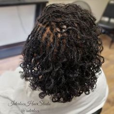 Interlocs Hair Studio on Instagram: “Medium Interlocs and curls 🤍” Medium Micro Locs, Micro Twists, Loc Inspiration, Micro Locs, Mini Twists, Hair Crush, Hair Studio, Micro Mini, Braids For Black Hair