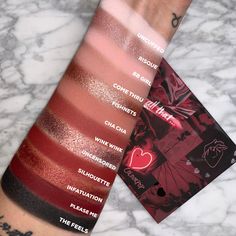 Colourpop Eyeshadow Looks Blush Crush, Colourpop Heart Blush, Colourpop Shadow Sticks, Colourpop Rainbow Palette, Colourpop Super Shock Eyeshadows Swatch, Colourpop Cosmetics, Makeup Tattoos, Dark Makeup