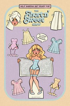 Sabrina Carpenter Album, Sabrina Carpenter Outfits, Sweet Paper, New Paper, Working Late, Room Posters, Paper Doll, Sabrina Carpenter, Wall Collage