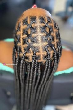 Criss Cross Knotless Braids: | Criss Cross Braids| The best Criss cross knotless braids rubber bands, Criss cross knotless braids black girl, Criss cross knotless braids with beads, Criss cross knotless braids with heart, Criss cross knotless box braids, Criss cross knotless braids with curls and a lot more in this post. Check it out now! #crisscrossknotlessbraids #crisscross #braids #braidstyles Criss Cross Knotless Braids Rubber Bands, Criss Cross Hairstyle Rubber Bands Knotless Braids, Rubber Band With Knotless Braids, Criss Cross With Weave, Criss Cross Knotless Braids With Beads, Rubber Band Criss Cross Knotless Braids, Criss Cross Knotless Braids With Curls, Cris Cross Knotless Braids, Chris Cross Braids