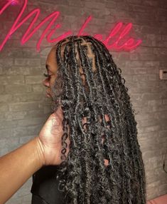 Long Black Locs, Black Locs, Hairstyle Ideas Easy, Boho Locs, Soft Locs, Braided Hairstyles For Black Women Cornrows, Quick Natural Hair Styles, Edges Hair, Faux Locs Hairstyles