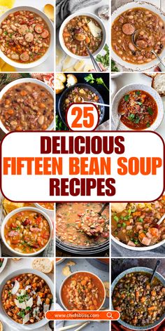 fifteen bean soup recipes Fifteen Bean Soup Recipes, New Year’s Day Bean Soup, 5 Bean Soup Recipes, 12 Bean Soup Recipes, Crockpot 15 Bean Soup, 15 Bean Soup Instant Pot, 13 Bean Soup, 15 Bean Soup Recipe, 16 Bean Soup