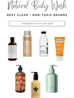 Want to learn about the best clean, non-toxic and natural body wash options? We've tried every natural body wash brand out there, and these are our ultimate favorites that are 100% free of toxic ingredients. Find the best clean and natural body wash for men, women, acne-prone skin, sensitive skin, dry skin and so much more... ALL on this list! Natural Body Wash Recipe, Body Wash Recipe, Body Wash For Men, Clean Beauty Makeup, Make Clean, Natural Body Wash, Natural Skincare Brands, Body Care Routine, Clean Makeup