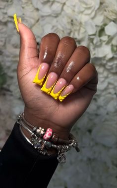 𝙱𝚁𝙸𝚃𝚃𝙱𝚁𝙰𝚃𝚆𝚁𝙻𝙳 French Tip Acrylic Nails, Unique Acrylic Nails