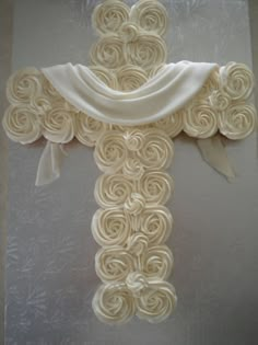 an image of a crochet jesus made out of yarn and paper towel rolls