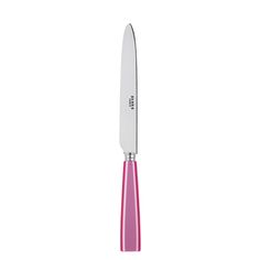 a pink knife on a white background