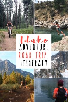 the idaho adventure road trip itinerary is full of great things to see and do