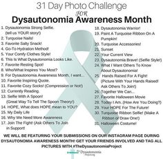 Pots Awareness Month, Dysautonomia Tips, Dysautonomia Awareness Month, Dysautonomia Symptoms, Autonomic Dysfunction, Autonomic Nervous System Dysfunction, Neurocardiogenic Syncope, Dysautonomia Awareness, Dysautonomia Pots