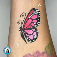 Simple Face Paint Designs, Paint Tattoos, Butterfly Face Paint, Paint Makeup, Painting Kids, Tiny Shop, Butterfly Face, Face Painting Easy, Kids Face Paint