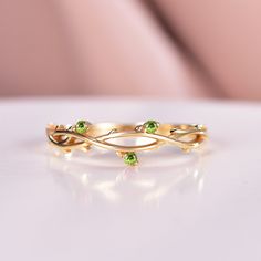 ☆Ring Details☆ Material: 14K Yellow Gold (Hypoallergenic, Nickel Free, Tarnish Resistant) Material: Solid 10K/14k/18k Rose Gold/White Gold/Yellow Gold (PLEASE choose silver or platinum if you are allergic to nickel.) ☆Engagement Ring -Center Stone: Peridot -Shape: Round -Size: 1.5mm ☆Service Available☆ ☆Rush Order ☆Payment Plan ☆Engrave Service (should be less than 10 letter) ☆Customized Available ☆14 Days Return Policy ☆Ring Size☆ Sizes available: 3-9 (Larger and smaller sizes are available. Pl Yellow Gold Peridot Stackable Rings For Wedding, Gold Peridot Diamond Ring For May Birthstone, Fine Jewelry Peridot Birthstone Ring For Anniversary, Yellow Gold Peridot Stackable Rings For Anniversary, Elegant Peridot Stackable Rings For May Birthstone, Green 14k Gold Stackable Wedding Rings, Wedding Stackable Peridot Rings With Birthstones, Peridot Birthstone Ring For Anniversary, Green Stackable Wedding Rings Fine Jewelry