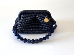 Crochet Vegan Leather Pouch Bag Evening Wedding Clutch Purse Handmade Gift Navy Blue - Etsy Blue Handmade Evening Bag For Everyday Use, Elegant Blue Woven Bag, Elegant Blue Crochet Bag For Everyday Use, Elegant Blue Crochet Bag, Elegant Blue Rectangular Crochet Bag, Elegant Handmade Blue Crochet Bag, Elegant Blue Handmade Crochet Bag, Blue Handmade Evening Bag For Wedding, Handmade Blue Evening Bag As Gift