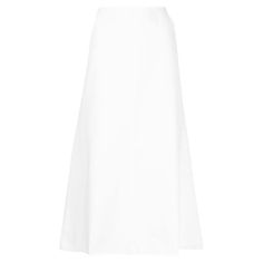 This beautiful white denim midi Chanel skirt is the ideal from day to night fit. Wear it with heels for a more dressy look or sandals for a more casual one. This skirt come with golden button fastening, its mid rise and flared hem . It's in an excellent condition with no signs of damage. *Please note that most of the items we carry have been previously owned unless marked as ‘unworn’. Unless otherwise stated, items may not be in flawless condition. Please refer to our very detailed pictures and accurate written descriptions, and condition rating. Also, pay particular attention to the sizes and measurements. White Formal Midi Bottoms, Classic White Midi Bottoms, Classic White Midi Length Bottoms, White Modern Skirt For Spring, Modern White Skirt For Spring, Formal Cotton Skirt For Summer, Chanel Skirt, Chanel White, Detailed Pictures