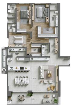 the floor plan for an apartment with two bedroom and one bathroom, which is very large