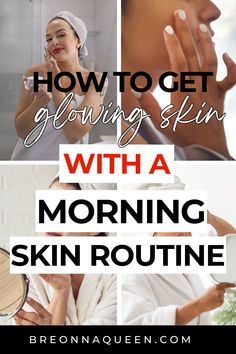 "Uncover the secrets to achieving glowing skin in the morning with our engaging and fun AM skincare routine. Embrace the power of morning beauty rituals and start your day with a revitalized, radiant complexion. #SkincareRoutine #GlowingSkin #AMBeauty" Am Skincare Routine, Am Skincare, Tips For Glowing Skin, Morning Beauty Routine