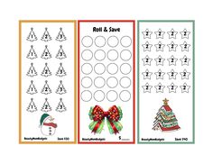 Printable A6 Savings Challenges || Great for cash stuffing || Budget your Paycheck || Instant Digital Download || Christmas Mini Challenges.  This is a digital item; NO physical product will be sent to you.  Access to your files immediately after purchase from your Etsy account purchases section. Download the PDF and print out. Standard size 8.5"x11" when printed.  You will get 3 challenges per page. Challenges approximately measure 6.4''x3'' once cut. These challenges fit perfectly in a A6 size Spar Challenge, Savings Challenges, Cash Stuffing, Budget Saving, Mailing Envelopes, A6 Size, Christmas Minis, Savings Challenge