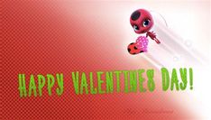 a red and green valentine's day card with a lady bug