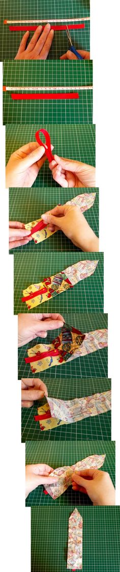 Things to Make and Do - Fabric Bookmarks Fabric Trimmings