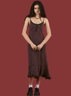 Witch's Outfit, Marceline Fashion, Shirt Under Dress, Reworked Clothes, Indie Dresses, Thrift Inspo, 90s Inspired Outfits, Scarlett Dresses