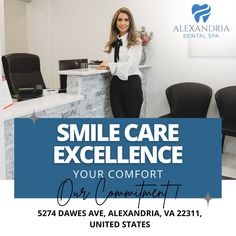 Searching for a trusted dentist in Alexandria, VA? Look no further than Alexandria Dental Spa! Dr. Uzri offers exceptional general and cosmetic dentistry in a comfortable, state-of-the-art environment. Schedule your appointment today for a radiant smile! Dental Emergency, Dental School, Dentist Office, Best Dentist, Dental Office, Cosmetic Dentistry, Dental Implants