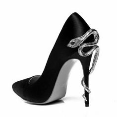 Stilleto Heels Outfits, Unique Black Heels, Black Gothic Heels, Goth Wedding Shoes, Slytherin Heels, Black Fancy Heels, Masquerade Shoes, Gothic Wedding Shoes, Black Wedding Heels