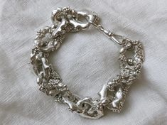 Molten Link Bracelet | Sterling Silver – MILLY MAUNDER Molten Silver Jewelry, Silver Jewellery Making, Silver Chunky Jewellery, Chunky Silver Jewelry, Chunky Jewelry Silver, Silver Things, Wax Carving Jewelry, Chunky Silver Jewellery, Chrome Hearts Jewelry