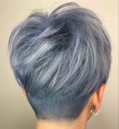 Hair Back View, Short Hair Back View, Best Short Hair, Undercut Haircut, Short Hair Back, Popular Short Hairstyles, Cool Short Hairstyles, Short Grey Hair, Short Layered Haircuts