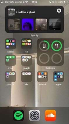 an iphone screen with various app icons on it