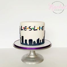 there is a cake that has the word iceslie on it