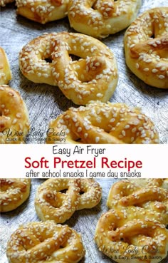 soft pretzel recipe for easy air fryer