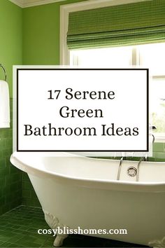 Explore 17 calming green bathroom decor ideas including a stunning green marble vanity, perfect for creating a serene retreat.