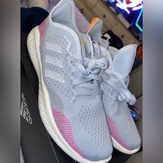 Adidas Women’s Fluid Flow 2.0 Size 9 1/2 Pink Lace-up Running Shoes With Perforated Toe Box, Pink Running Shoes With Perforated Toe Box, Adidas Zx 2k Boost, Adidas Falcon, Adidas Response, Adidas Originals Nmd, Adidas Swift Run, Volleyball Shoes, Adidas Shoes Women