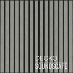 the cover art for decko soundscape's album, featuring black and white stripes