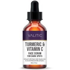 PRICES MAY VARY. Dark Spot Corrector - Valitic Turmeric & Vitamin C serum with Japanese complex promotes a radiant complexion and effective face dark spot remover Lightweight and Rapidly Absorbing - Valitic's Vit C serum specially crafted formula sinks effortlessly into your skin, providing nourishment without leaving any oily after-feel ensuring a seamless skincare experience Anti-aging - Hyaluronic Acid, Retinol, and Niacinamide - Together, this trio creates a comprehensive skincare regimen, t Dark Spot Remover For Face, Dark Spot Remover, Turmeric Vitamins, Turmeric Oil, Vitamin C Face Serum, Dark Spots On Face, Spot Remover, Skincare Regimen, Remove Dark Spots