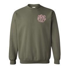 Want to see more colors? Shop Neon Version Shop Kids Version Shop Team Colors Version Shop Heathered Version A classic staple of any monogram collection! This cute, cozy & classy crewneck sweatshirt will be part of your life all seasons of the year! Casual Long Sleeve Monogram Sweatshirt, Casual Long Sleeve Sweatshirt With Monogram Print, Casual Monogram Print Sweatshirt For Winter, Casual Monogram Print Sweater For Fall, Classic Fall Sweater With Letter Print, Fall Crew Neck Sweatshirt With Monogram Print, Casual Monogram Sweatshirt For Fall, Fall Monogram Print Long Sleeve Sweater, Cotton Monogram Long Sleeve Sweatshirt