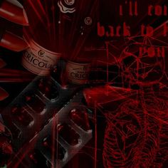 red and black background with text that reads i'll roll back to you