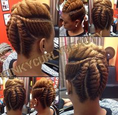 Cute Braided Loc Updo, Short Natural Styles, Big Chop Natural Hair, Natural Hair Accessories, Natural Hair Bride, Boring Hair