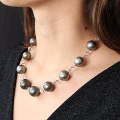 Formal Briolette Pearl Chain Necklaces, Elegant Polished Pearl Necklace For Anniversary, Formal Briolette Jewelry With Polished Beads, Tahitian Pearl Gemstone Jewelry, Single Strand Akoya Pearl Briolette Jewelry, Elegant Anniversary Necklace With Polished Beads, Round Tahitian Pearl Gemstone Jewelry, Modern Silver Pearl Necklace For Formal Occasions, Modern Silver Pearl Necklace For Formal Events