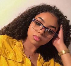 25 Ideas for glasses black hair makeup Black Hair Makeup, Wearing Glasses, Twist Hairstyles, Girls Makeup, Curly Hair Styles Naturally, Pretty Face, Hair Goals, Cute Hairstyles