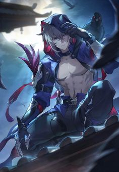 Fenghuang Of Vicissitude, Hsr Men, Honkai Impact 3rd, Honkai Impact, Character Design Male, Cool Anime Pictures, Superhero Art, Anime Character Drawing