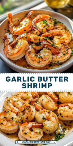 Indulge in the irresistible combination of juicy shrimp and rich garlic butter in this easy-to-make recipe. Perfect for a quick weeknight dinner or a special occasion—this Garlic Butter Shrimp will have everyone asking for seconds! Simple Shrimp Dishes, Shrimp Recipes From Frozen, Best Garlic Shrimp Recipe, How To Cook Fresh Shrimp, Jerf Recipes Clean Eating, Easy Garlic Shrimp Recipe, Garlic And Butter Shrimp, Grilled Shrimp Recipes On Stove, Delicious Shrimp Recipes