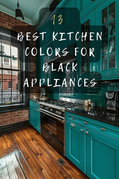 the best kitchen colors for black appliances