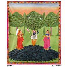 Royal Home Decor, Painting Of Lord Krishna, Beautiful Wall Painting, Painting On Cloth, Pichwai Art, Royal Home, Indian Traditional Paintings, Royal Decorations, Cloth Painting