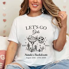 Celebrate your last fling before the ring with our stylish bachelorette party t-shirts! Perfect for making memories with your bridesmaids, these comfy tees add a fun touch to your festivities. Available in various colors and sizes, they’re the ideal way to show off your squad’s spirit. Let the party begin!   #BacheloretteParty #BridalSquad #BrideTribe #PartyTshirts #LastFling #WeddingVibes #Bridesmaids #FunTees #CelebrationStyle #GettingHitched Last Fling Before The Ring, Bachelorette Party Tshirts, Party T Shirts, Bridal Squad, Nashville Bachelorette Party, Bachelorette Tshirts, Nashville Bachelorette, Club T Shirt, Bride Tribe