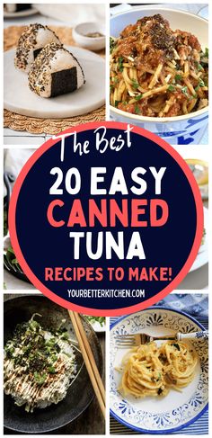 the best 20 easy canned tuna recipes to make