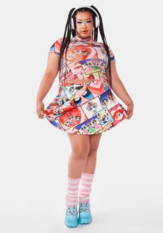 Graphic Mini Skirt, Power Of Three, The Powerpuff Girls, The Powerpuff, Novelty Bags, Save The Day, Powerpuff Girls