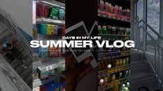 an advertisement for a summer vlogg store