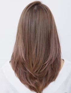 Dunner Wordend Haar, 일본 패션, Long Brown Hair, Haircut For Thick Hair, Long Straight Hair